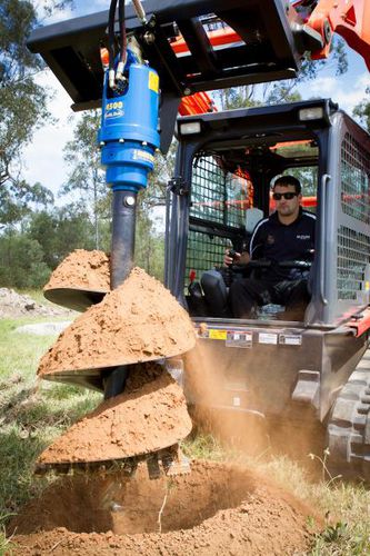Barrena para minicargadora - S4 series - Auger Torque Europe Ltd. - para excavadora