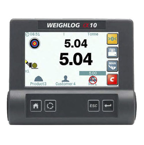 Sistema de pesaje embarcada - Weighlog α10 - RDS Technology Ltd.