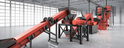 Unidad para reciclado de aluminio - ENERPAT AMERICA - de latas / separación de metales / mediante trituración