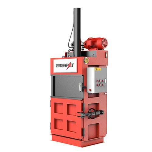 Prensa de balas para cartón - VB series - ENERPAT AMERICA - para botellas / para neumáticos / vertical