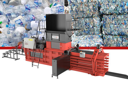 Prensa de balas para cartón - HBA-120-110125 - ENERPAT AMERICA - para papel / para plástico / para residuos