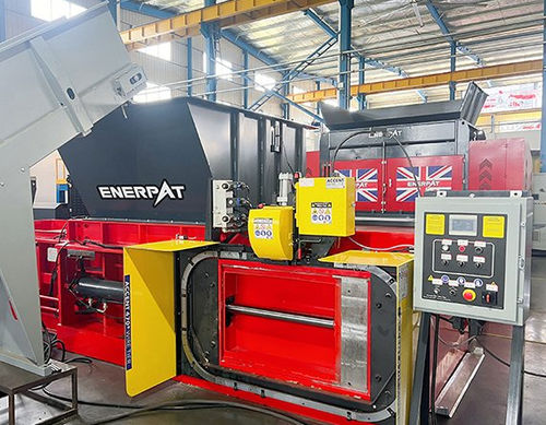 Prensa de balas de latas - ENERPAT AMERICA - para cartón / para cobre / para textiles