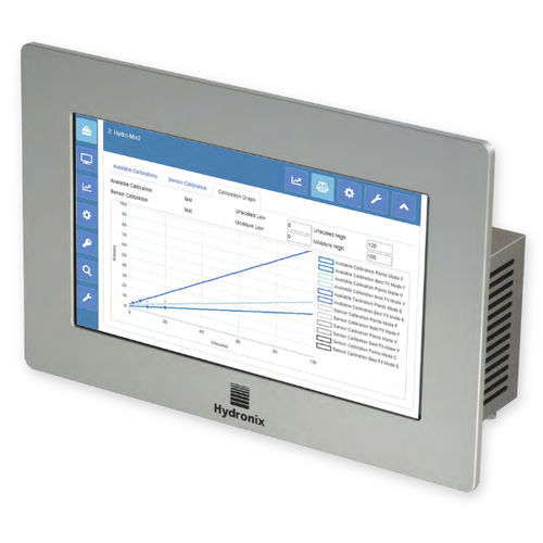 Pantalla LCD - Hydro-View V - Hydronix - táctil / de visualización / 10.1"