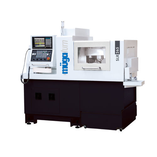 Máquina de torneado CNC - SLR 265 - Müga Werkzeugmaschinen GmbH - 5 ejes / 4 herramientas / de alta precisión