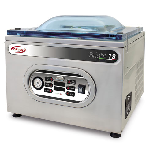 Máquina de embalaje semiautomática - BRIGHT 18 - Orved S.p.A. - automática / de vacío / de campana
