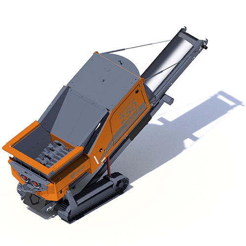 Destrozador primario - IMPAKTOR 250 evo II - ARJES - Recycling Innovation - de dos ejes / de desechos / móvil