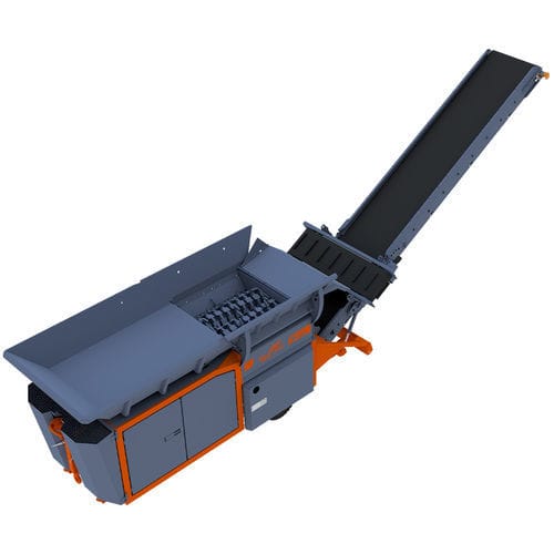 Destrozador primario - EuRec S-750 - ARJES - Recycling Innovation - de dos ejes / para madera / con papel separador