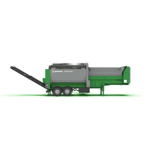 Criba para el tratamiento biológico de residuos - Cribus 2800 - Komptech - móvil / de tambor / para productos a granel
