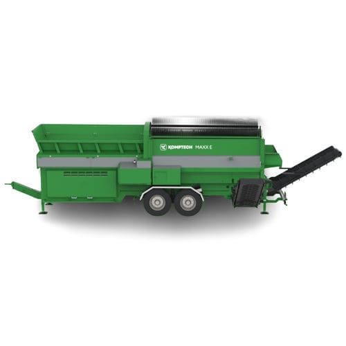 Criba para entorno difícil - Maxx E - Komptech - de tambor / para productos a granel / para residuos