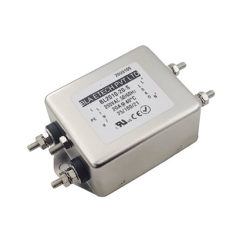 Filtro De Potencia Monofásico Para Ruido Eléctrico – Modelo CW4L2-20A-T (hasta 30 MHz, 50/60 Hz)