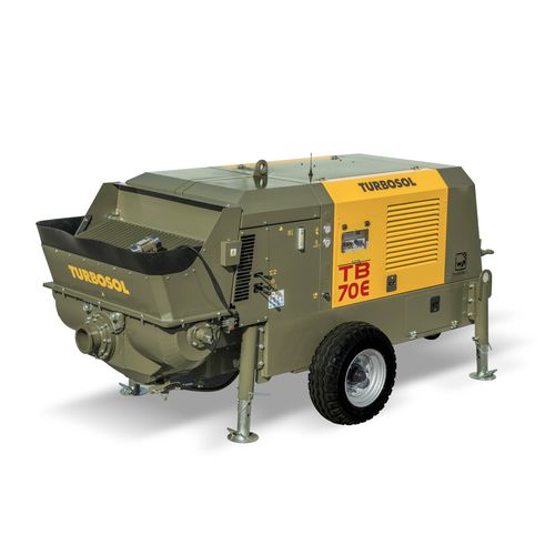 Bomba para hormigón adicional para camión hormigonera - TB 70E - TURBOSOL PRODUZIONE SRL - para obra / para túnel / eléctrica
