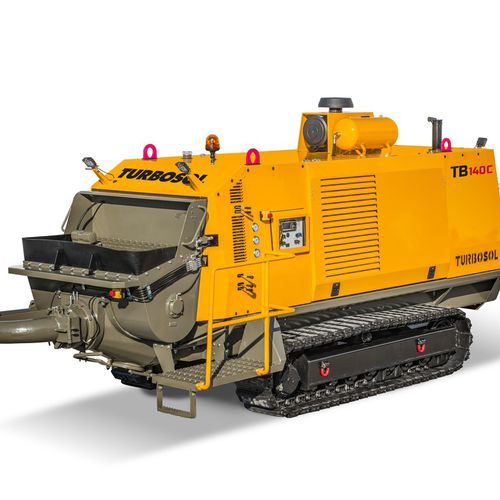 Bomba para hormigón con orugas - TB 140C - TURBOSOL PRODUZIONE SRL - para obra / para túnel