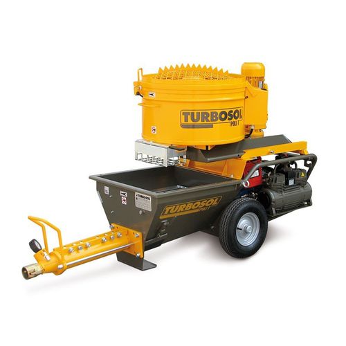 Máquina de proyección revestimiento - POLI T - TURBOSOL PRODUZIONE SRL - de tornillo / eléctrica