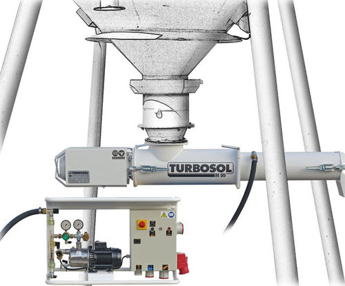 Mezcladora de tornillo cónico - TURBOMIX M55 - TURBOSOL PRODUZIONE SRL - continua / para líquidos / para hormigón