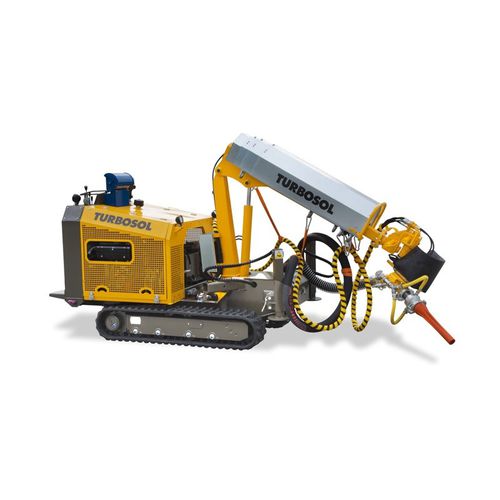 Máquina de proyección hormigón - TSR7 - TURBOSOL PRODUZIONE SRL - de orugas
