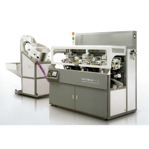 Máquina de dorado en caliente electroneumática - H-TBD2 - LC Printing Machine Factory Limited - para gran superficie de impresión