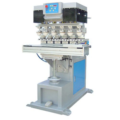 Máquina de tampografía de tintero cerrado - M6-250T - LC Printing Machine Factory Limited - de 6 colores / para la industria juguetera / para la industria electrónica