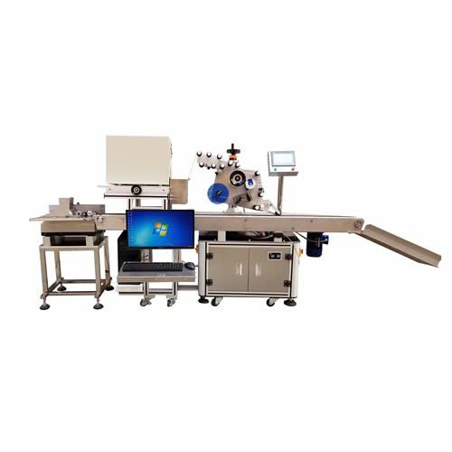 Etiquetadora controlada por PLC - ALM-115P - LC Printing Machine Factory Limited - semiautomática / para botellas / para tuberías