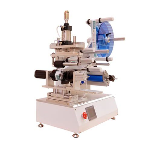 Máquina de etiquetado semiautomática - LM-805 - LC Printing Machine Factory Limited - para botellas / para embalajes / para productos químicos