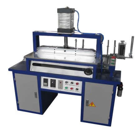 Máquina de dorado en caliente electroneumática - HS-BB150 - LC Printing Machine Factory Limited - para gran superficie de impresión / con alimentación automática / para cuero