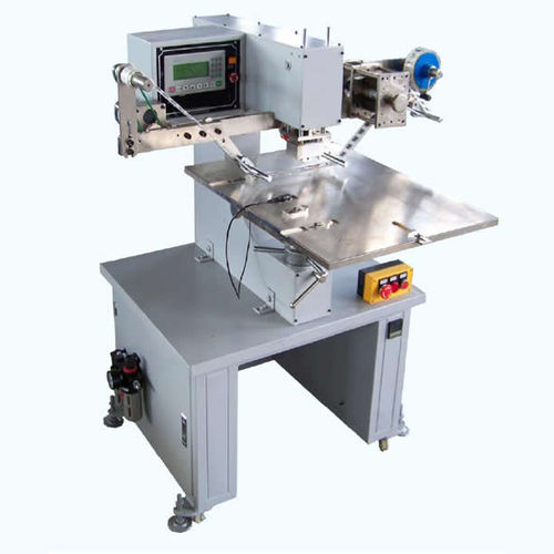 Máquina de dorado en caliente electroneumática - AHH-5050 - LC Printing Machine Factory Limited - para gran superficie de impresión / con alimentación automática / para cuero