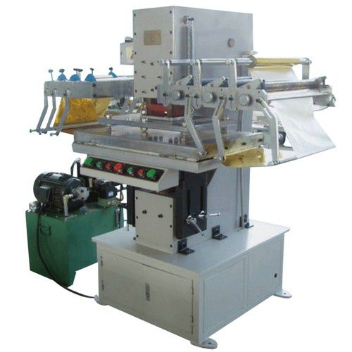 Máquina de dorado en caliente electroneumática - H-TC-60T - LC Printing Machine Factory Limited - para gran superficie de impresión / con alimentación automática / para cuero