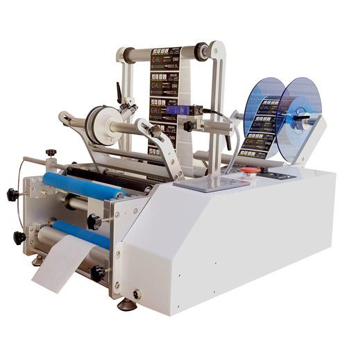 Máquina de etiquetado semiautomática - LM-41311 - LC Printing Machine Factory Limited - para botellas / para aplicación en el lateral del producto / wraparound