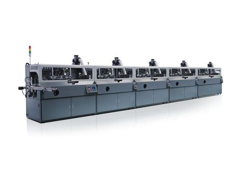 Máquina de serigrafia automática - S-105  - LC Printing Machine Factory Limited - de 5 colores