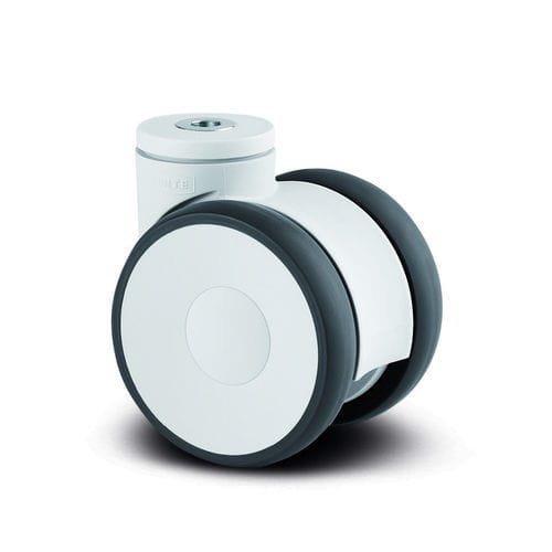 Ruedecilla giratoria - LINEA  - TENTE ® - con vástago / para mueble / con freno