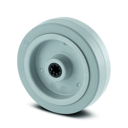 Rueda con aro - ELASTECH - TENTE ® - de caucho de silicona / antihuellas / elástica