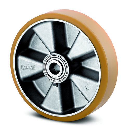 Rueda con aro - NOVATECH - TENTE ® - barnizada con poliuretano / antihuellas / plana