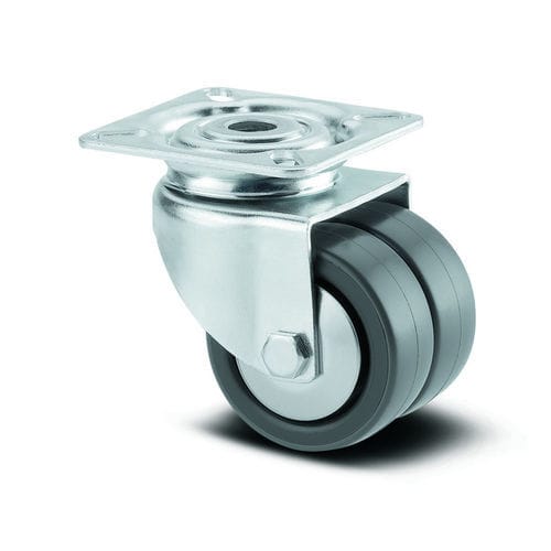 Ruedecilla giratoria - Agila twin - TENTE ® - con platino giratorio / doble / gemela
