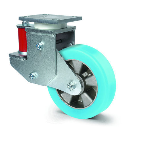 Ruedecilla giratoria - Omikron flex - TENTE ® - con platino giratorio / de acero / de poliuretano