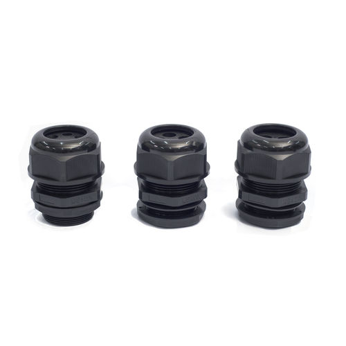 Prensaestopas de poliamida - BC-H-M-B series - BOXCO Inc. - roscado / recto / hexagonal