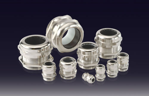 Prensaestopas de latón niquelado - MPG-L series - BOXCO Inc. - roscado / recto / hexagonal