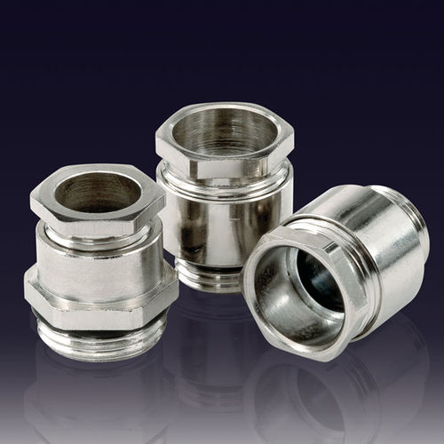 Prensaestopas de latón niquelado - PKM-P series - BOXCO Inc. - IP65 / roscado / recto