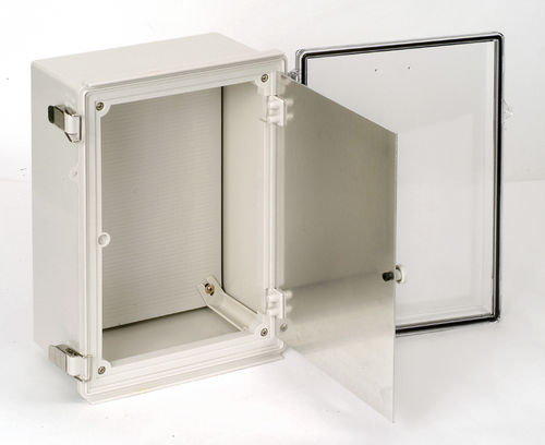 Caja de mano - BOXCO Inc. - rectangular / de policarbonato / de ABS