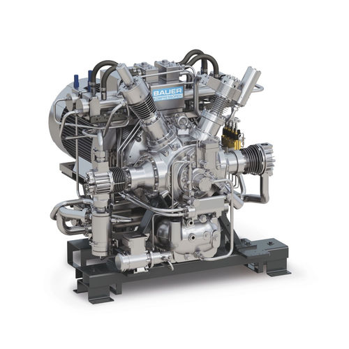 Sobrepresor de pistón - HTA 26 - BAUER KOMPRESSOREN GmbH - de hidrógeno / lubricado / de múltiples etapas