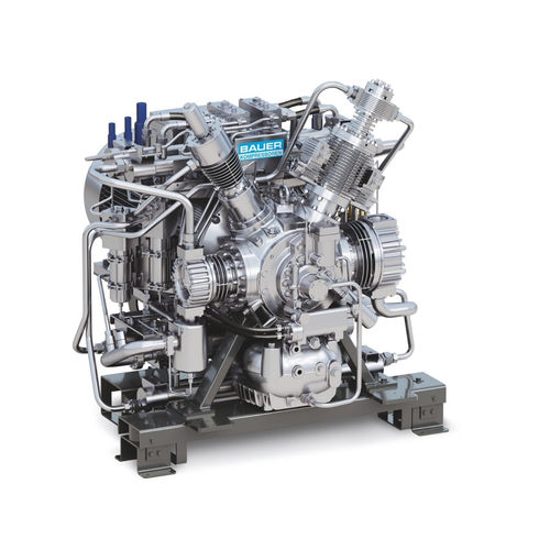 Compresor refrigerado por agua -  GB 26 (Elio) - BAUER KOMPRESSOREN GmbH - de pistón / de helio / con motor eléctrico