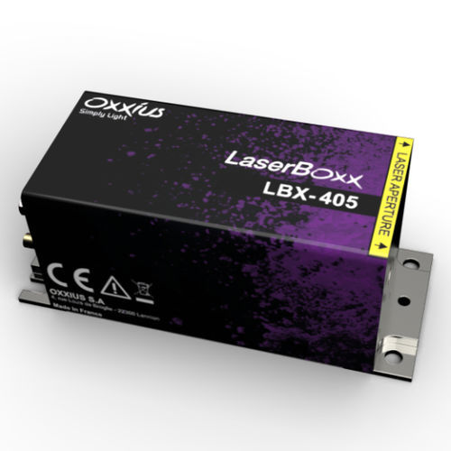 Diodo láser continuo - LBX-405 - Oxxius - pulsado / de estado sólido / visible
