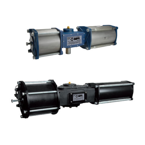 Actuador para válvula neumático - MORIN B/C series - Pentair Valves & Controls - tipo cuarto de vuelta / cilindros / de doble efecto
