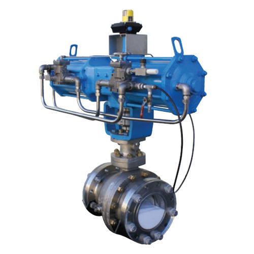 Válvula de bola - PDS series - Pentair Valves & Controls - para productos químicos / con brida / con perno