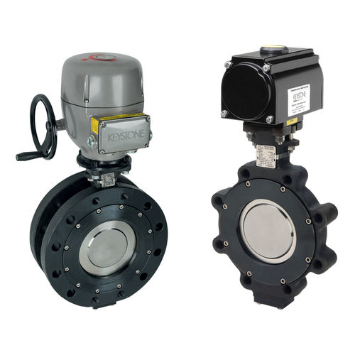 Válvula de alta eficacia - 36/37 series - Pentair Valves & Controls - de mariposa / con actuador eléctrico / con control neumático