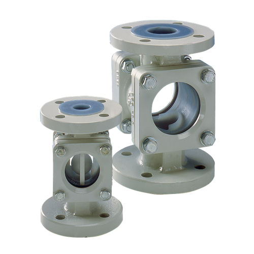 Ventanilla de observación de vidrio borosilicato - SG - Pentair Valves & Controls - de acero / con revestimiento de PFA