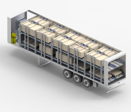 Transportador con rampa - Ancra Systems B.V. - de carga / de descarga / móvil
