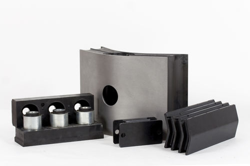 Amortiguador de choque - Flexibil SRL rubber-metal solutions - viscoelástico / de caucho