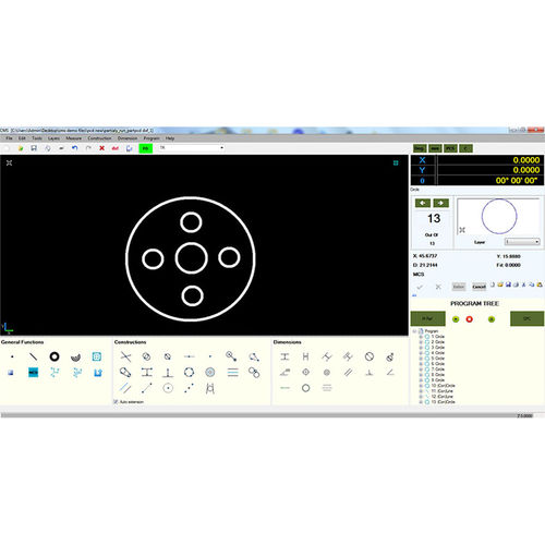 Software de análisis mecánico - CMS 2000 - Electronica Mechatronic Systems (I) Pvt Ltd - de análisis de mediciones dimensionales / de metrología / para formas complejas