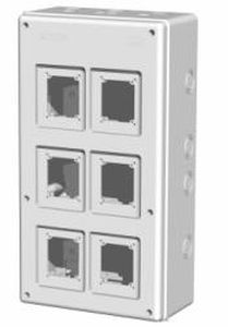 Caja eléctrica de pared - INDUBOX Series - Portalamparas y Accesorios SOLERA S.A. - de acero / resistente al agua / para rack para distribución eléctrica