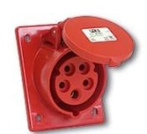 Tomacorriente empotrable - 16 - 63 A, 230 - 400 V | INDUBOX Series - Portalamparas y Accesorios SOLERA S.A. - resistente a los productos químicos / CEE / RoHS