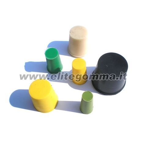 Tapón cilíndrico - ETCS series - Elite Gomma International srl - cónico / hembra / de silicona